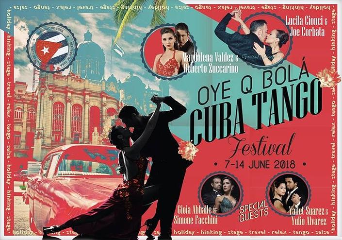 flyer image for Oye Q Bola CUBA TANGO Festival
