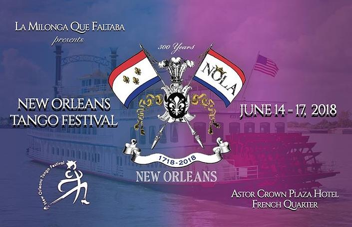 flyer image for New Orleans Tango Festival