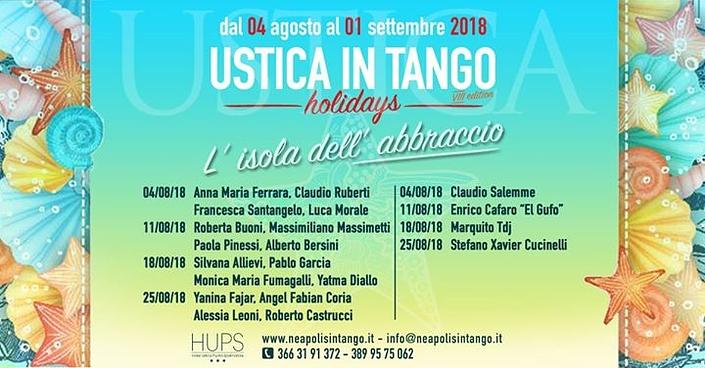 flyer image for Ustica in Tango Holidays VIII
