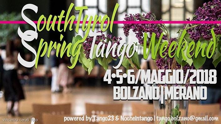 flyer image for Spring Tango Weekend Southtyrol
