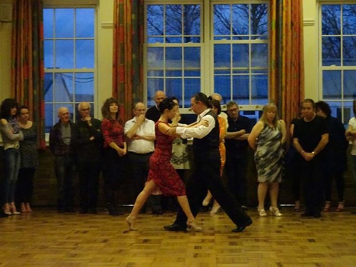 flyer image for Tango with Luis Elizabeth Workshop Milonga