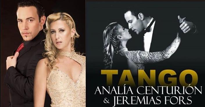 flyer image for Analia Centurion and Jeremias Fors Tango Workshops