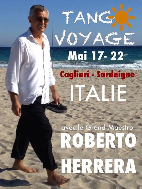 flyer image for Tango Holiday in Sardinia ITALY with ROBERTO HERRERA