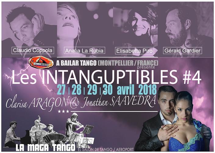 flyer image for Clarisa y Jonathan LES INTANGUPTIBLES 4 MONTPELLIER