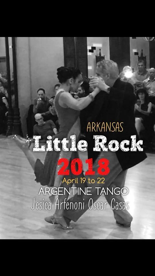flyer image for Oscar Casas and Jesica Arfenoni workshop in Little Rock