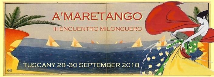 flyer image for A'mareTango encuentro milonguero 3