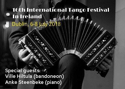 flyer image for 16th International Tango Festival in Ireland