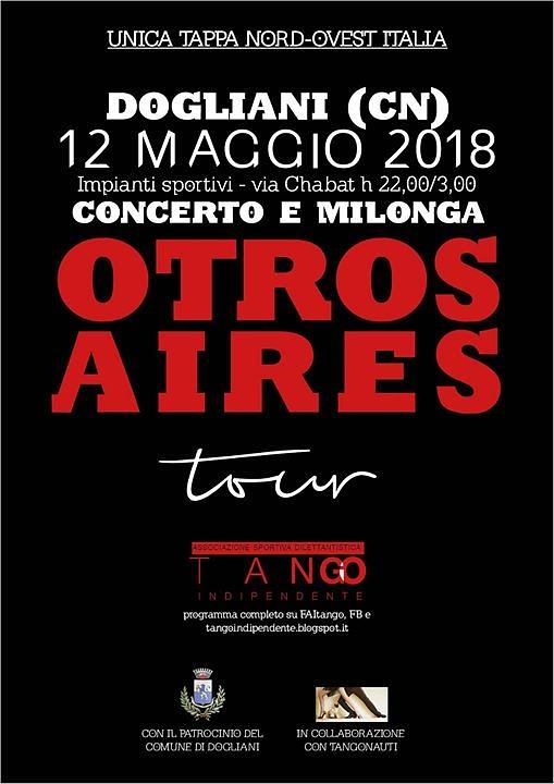 flyer image for OTROS AIRES in Milonga a Dogliani cn Ita Eng Fra