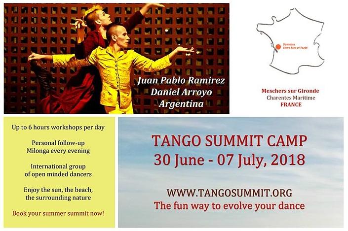 flyer image for TANGO Summit CAMP