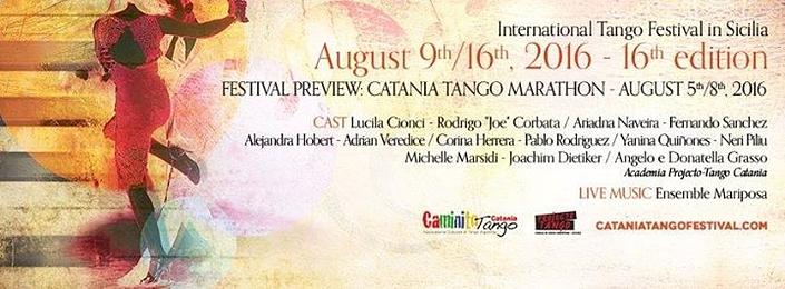 flyer image for Catania Tango Festival