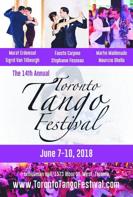 flyer image for 14th Annual Toronto Tango Festival