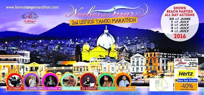 flyer image for LESVOS TANGO MARATHON