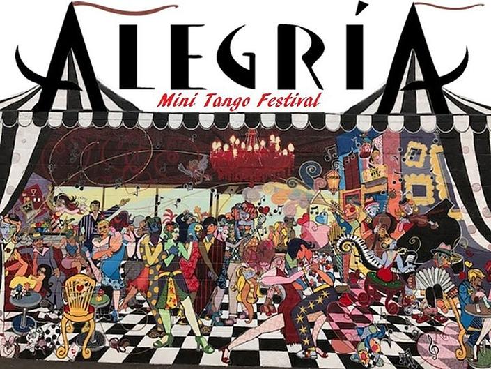flyer image for Alegria Mini Tango Festival