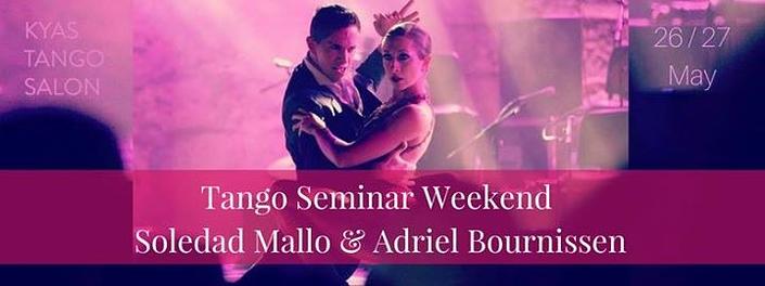 flyer image for Tango Seminars Soledad Mallo Adriel Bournissen