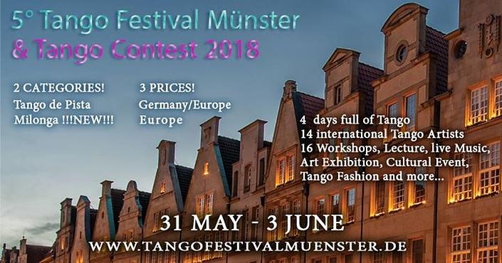flyer image for 5 Tango Festival Munster Tango Contest