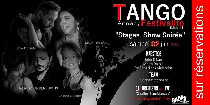 flyer image for Festivalito TANGO Annecy