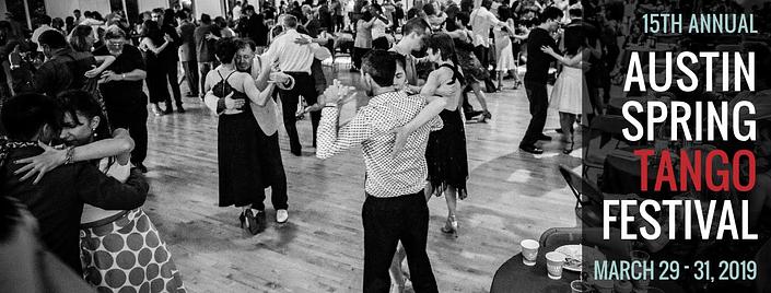 flyer image for Austin Spring Tango Festival 2019