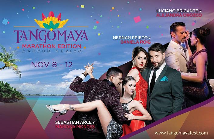 flyer image for Tango Maya Fest