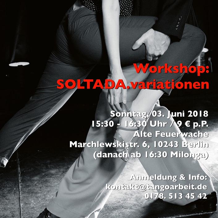 flyer image for SOLTADA.variations