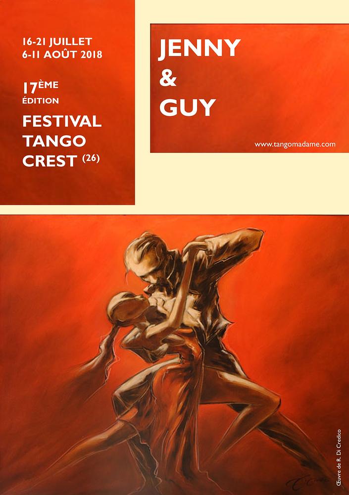 flyer image for Festival Tango de Crest - France 1st session