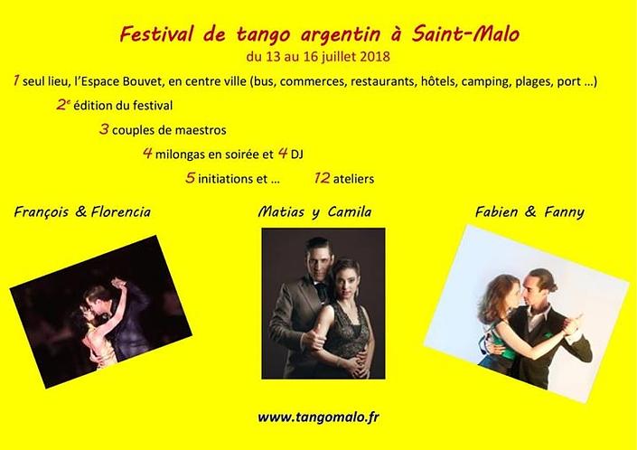 flyer image for Festival Tango Malo