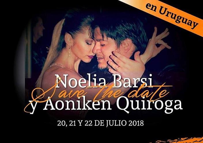 flyer image for Noelia Barsi y Aoniken Quiroga en Uruguay