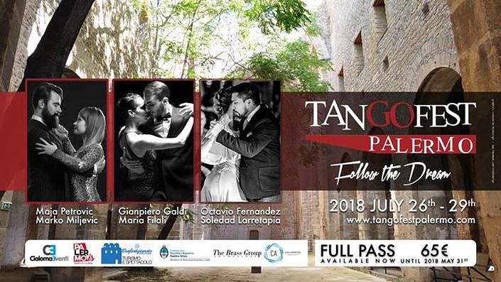 flyer image for TangoFest Palermo