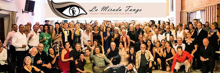 flyer image for La Mirada New Year Tango Meeting Tenerife - Gender Balance