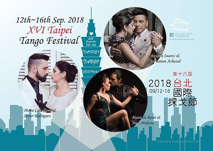 flyer image for XVI Taipei Tango Festival