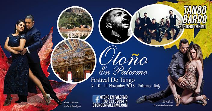 flyer image for Otono en Palermo Festival di Tango