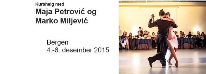 flyer image for Kurshelg med Maja Petrovi og Marko Miljevi