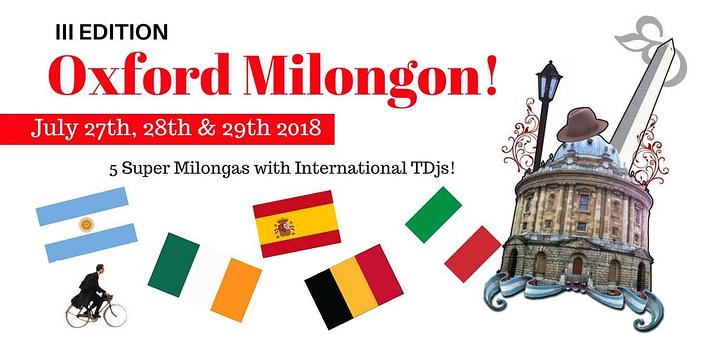 flyer image for Oxford Milongon