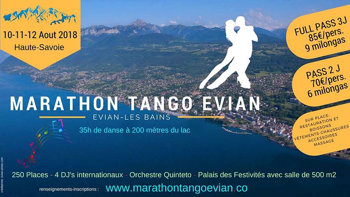 flyer image for THE EVIAN MARATHON TANGO