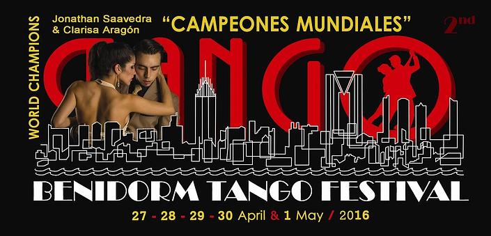 flyer image for 2nd BENIDORM TANGO FESTIVAL