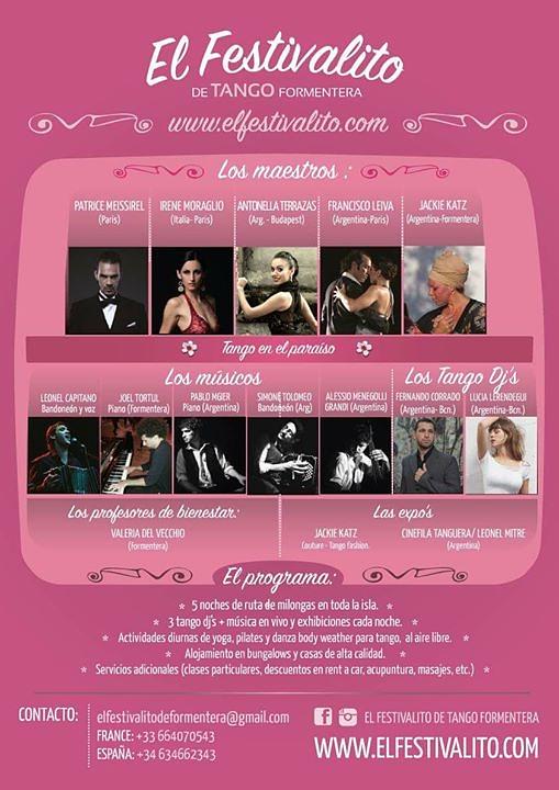 flyer image for Festivalito De Tango Formentera