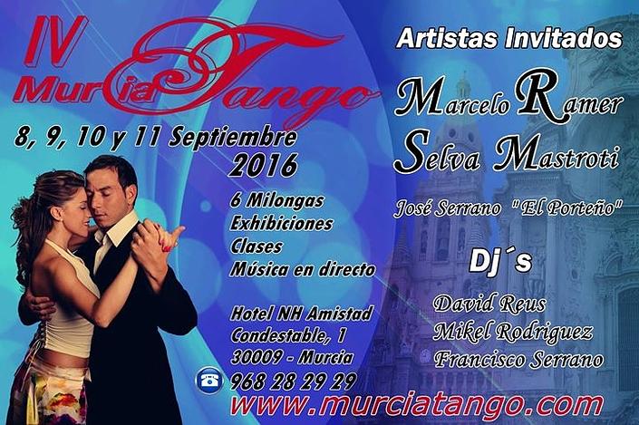 flyer image for IV MURCIA TANGO