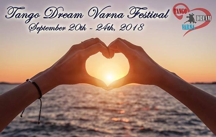 flyer image for Tango Dream Varna Festival