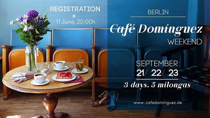 flyer image for Cafe Dominguez Weekend