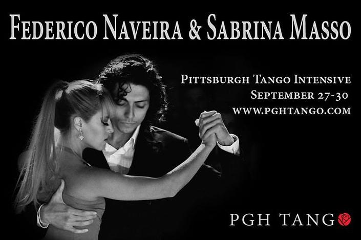 flyer image for Federico Naveira Sabrina Masso Pittsburgh Tango Intensive