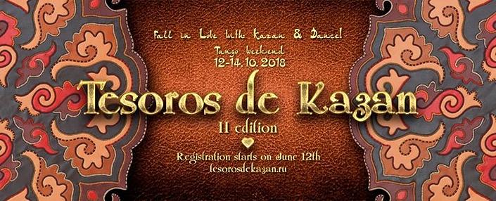 flyer image for Tesoros de Kazan Tango weekend