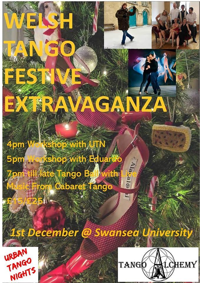 flyer image for Welsh Tango Festive Extravaganza International Festival