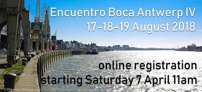 flyer image for Encuentro Boca Antwerp