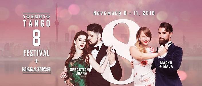 flyer image for TANGO 8 Festival Marathon Toronto