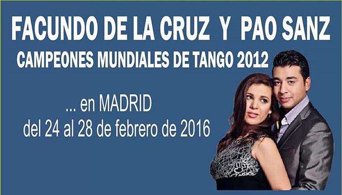flyer image for Facundo y Paola en Madrid