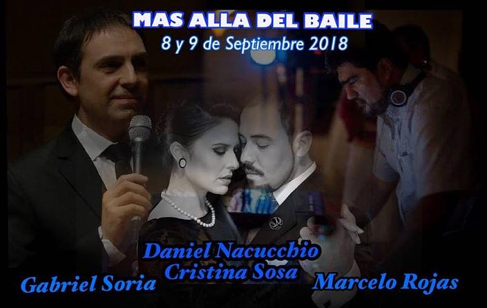 flyer image for MAS ALLA DEL BAILE