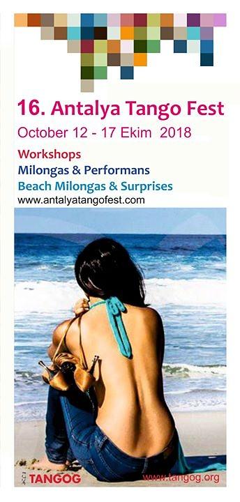 flyer image for 16 Antalya Tango Fest
