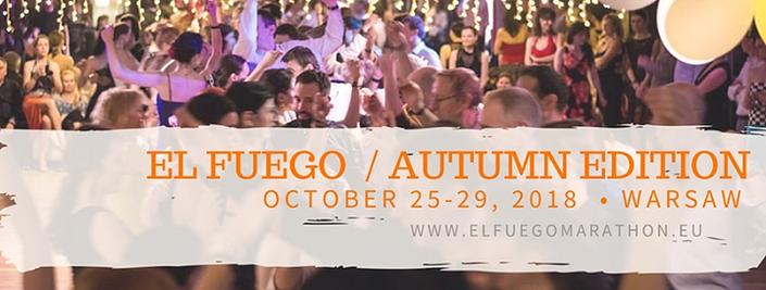 flyer image for El Fuego Tango Marathon