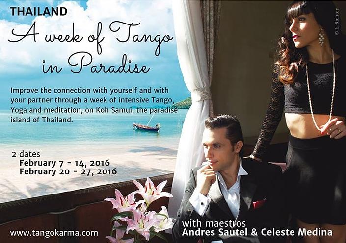 flyer image for A week of Tango in Paradise - Thailand