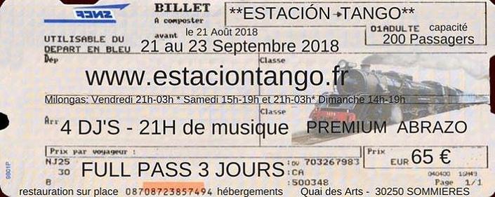 flyer image for Estacion Tango