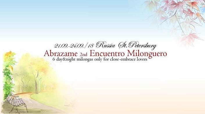 flyer image for Abrazame 2nd Encuentro Milonguero
